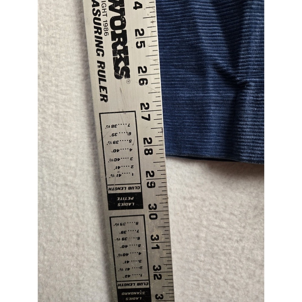 Hertling Mens Corduroy Pants Usa Hemmed Size 40 Cotton Blue - Picture 6 of 10
